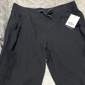 Beyond Scrubs Black Track Pants